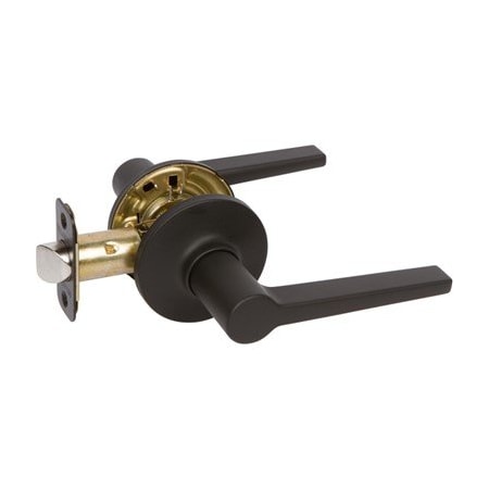 Delaney Hardware Tulina Black Passage Hall/Closet Door Lever D24229
